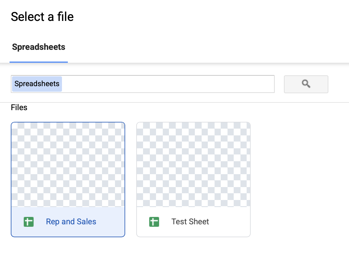 Choosing Google File