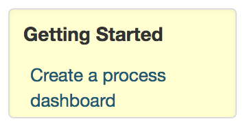 Creating a Process Dashboard